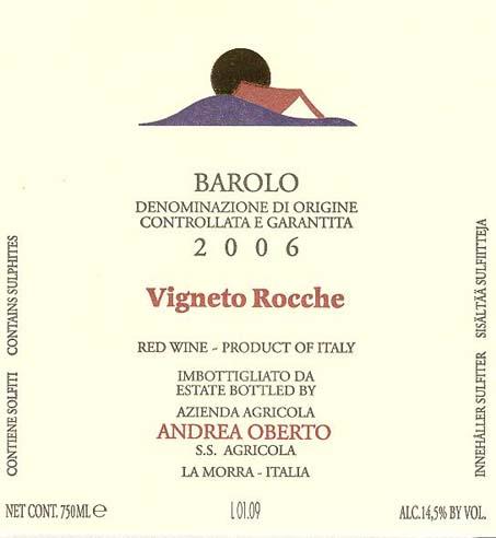 Barolo Vigneto Rocche