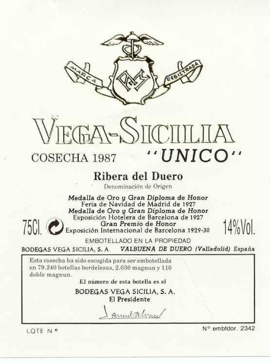 Vega Sicilia