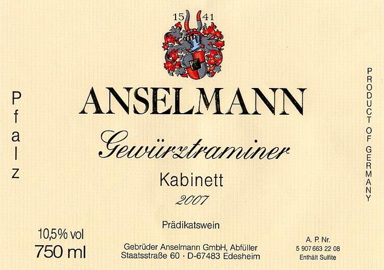 Gewürztraminer Kabinett