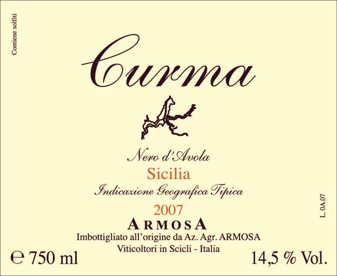 Curma Nero D'avola