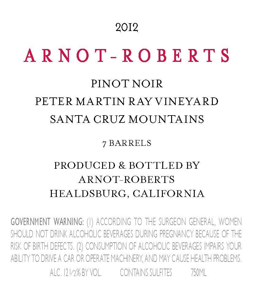 Peter Martin Ray Vineyard