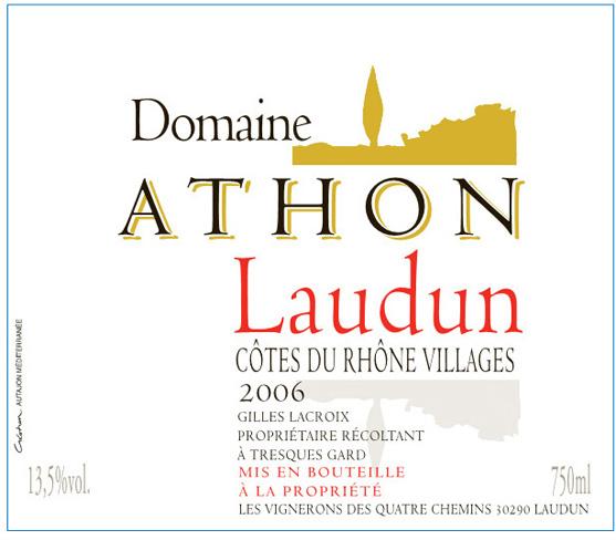 Domaine Athon - Laudun Cotes Du Rhone Villages