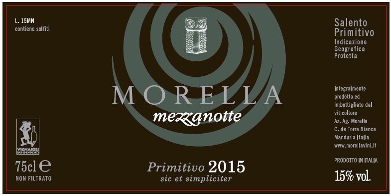 Primitivo Unfiltered Red Wine