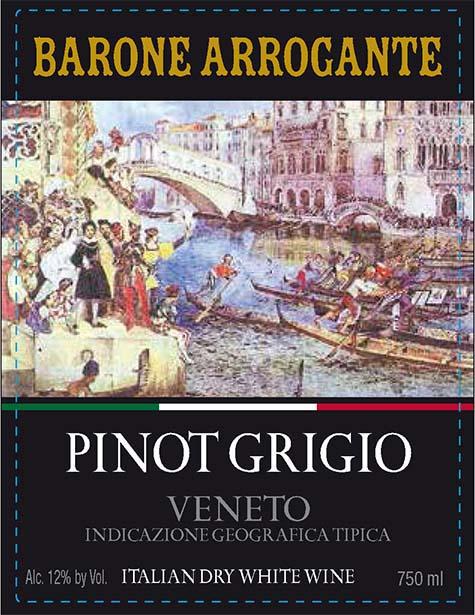 Barone Arrogante Pinot Grigio