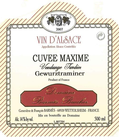 Cuvee Maxime