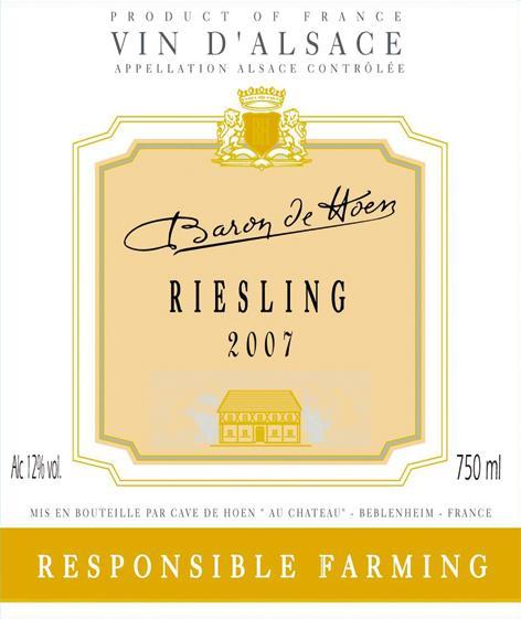 Baron De Hoen Riesling