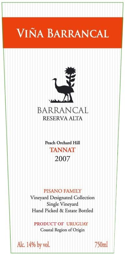 Barrancal Reserva Alta Tannat