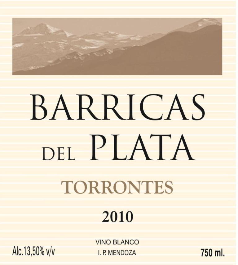 Barricas Plata Del Torrontes