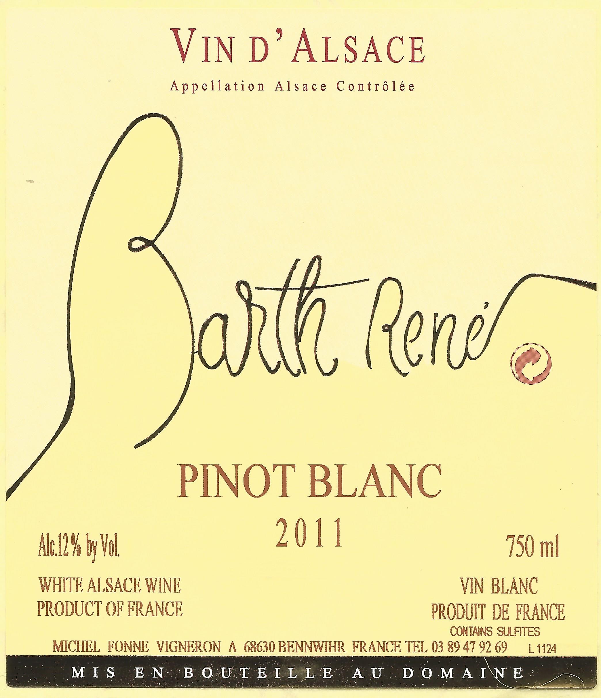 Barth René Pinot Blanc