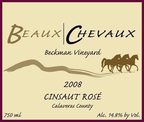 Beaux Chevaux Cinsaut Rosé