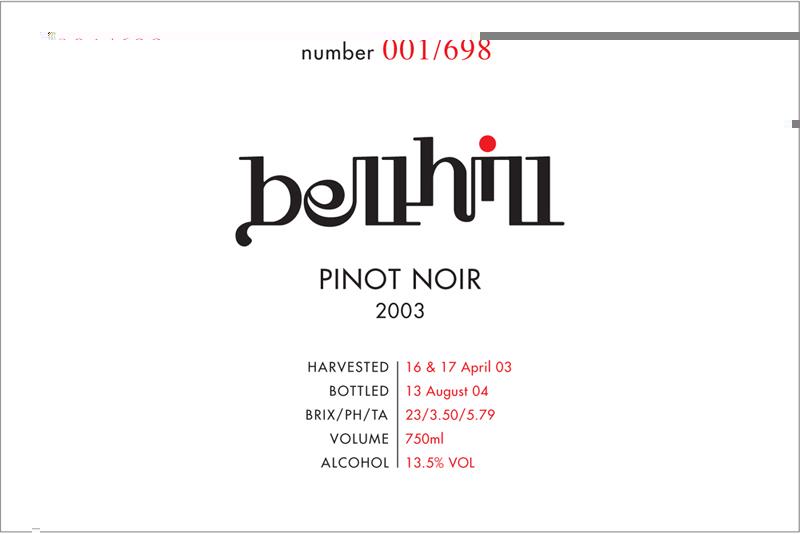 Bell Hill Pinot Noir