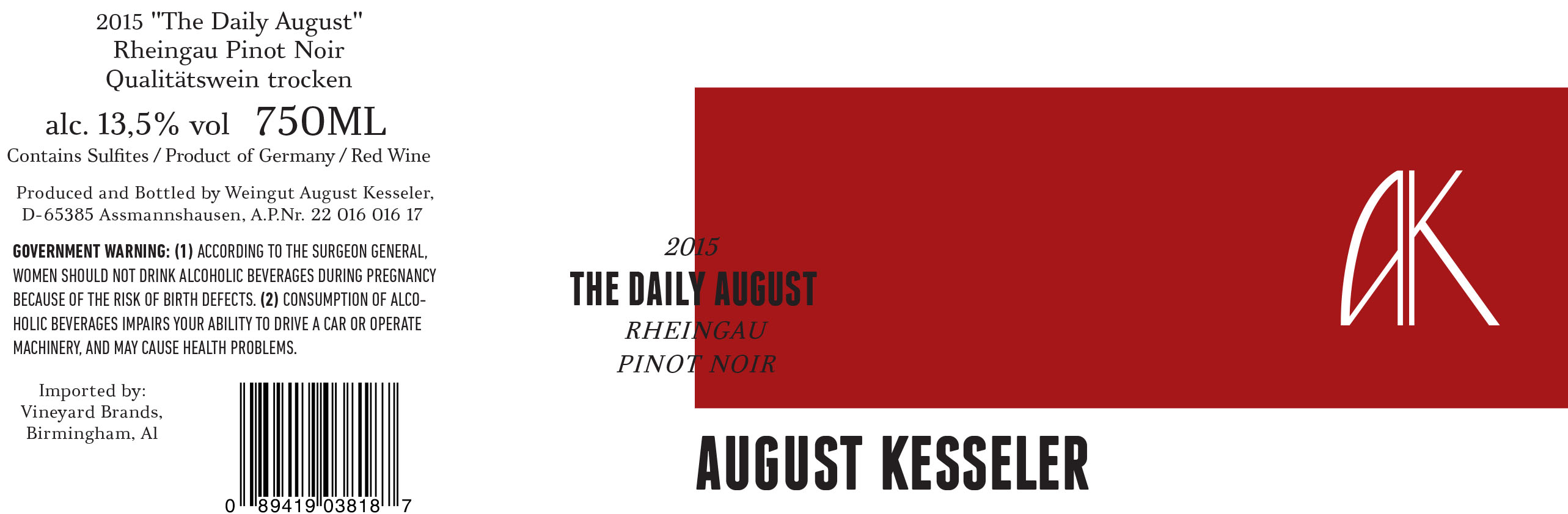 Qualitatswein Trocken