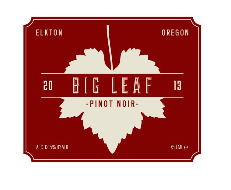 Big Leaf 13 - Pinot Noir
