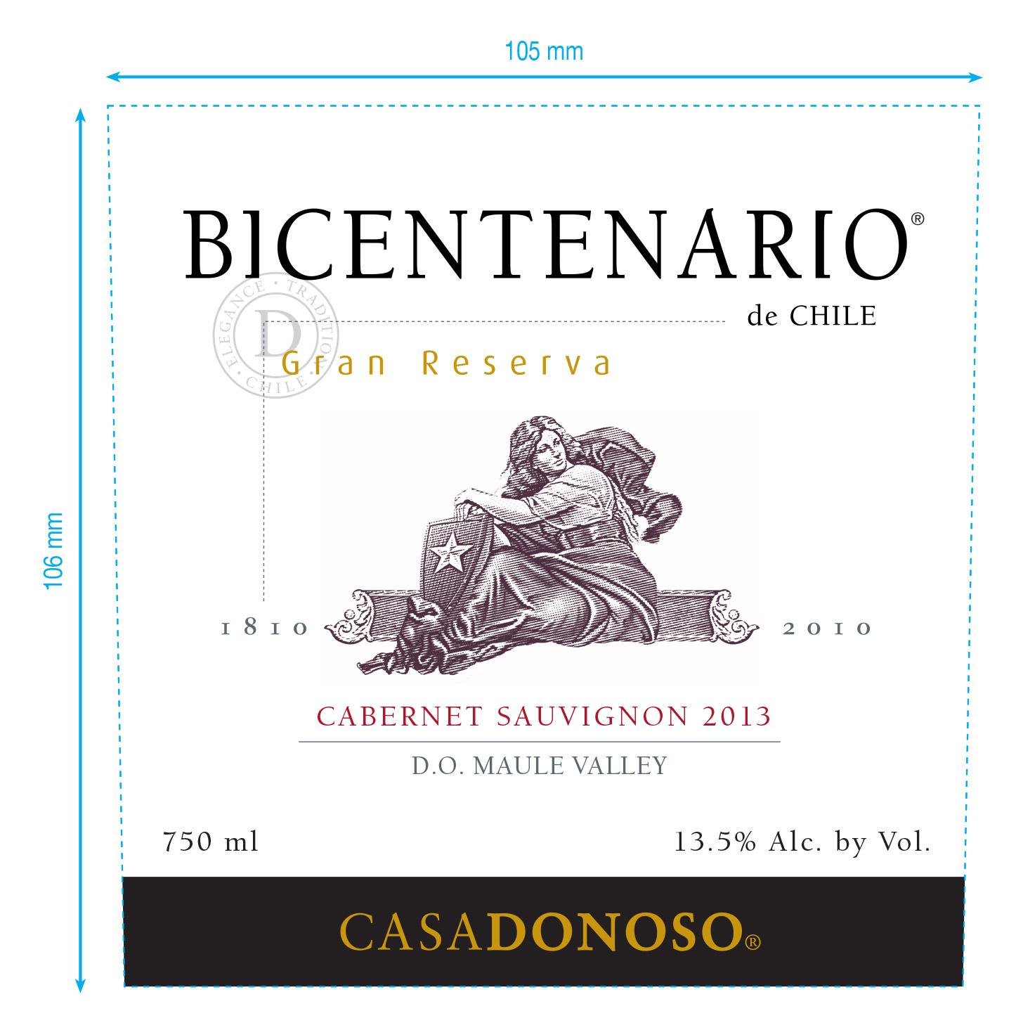 D.O. Maule Valley Cabernet Sauvignon Bicentenario