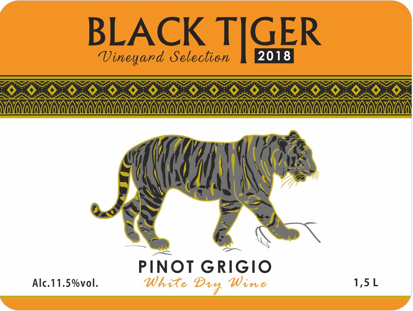 Black Tiger White Dry Wine