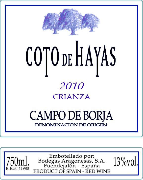 Coto De Hayas Crianza