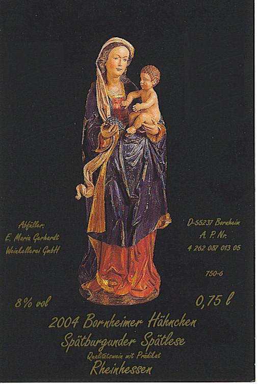 Bornheimer Hähnchen Spätburgunder Spätlese