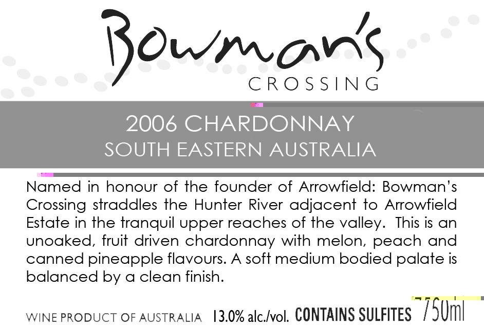 Bowman's Crossing Chardonnay