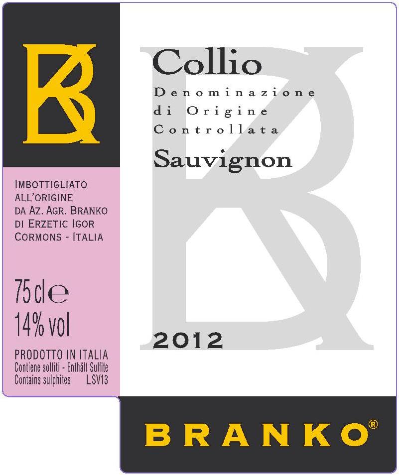 Collio Sauvignon Dry White Wine