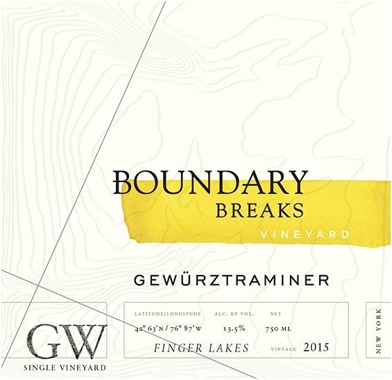Single Vineyard Boundary Breaks Latitude / Longitude
