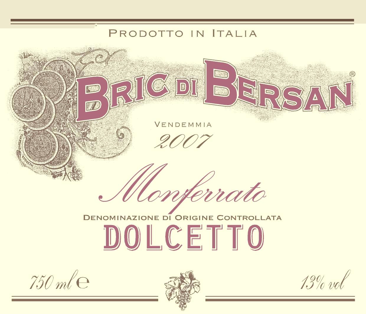 Bric Di Bersan Red Wine