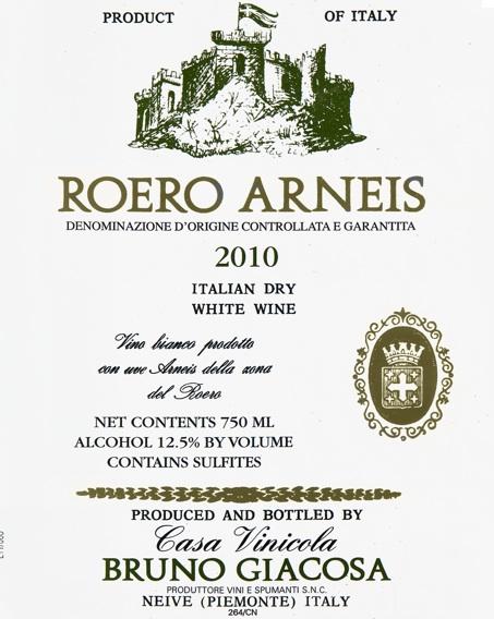 Arneis Roero D.O.C.G.