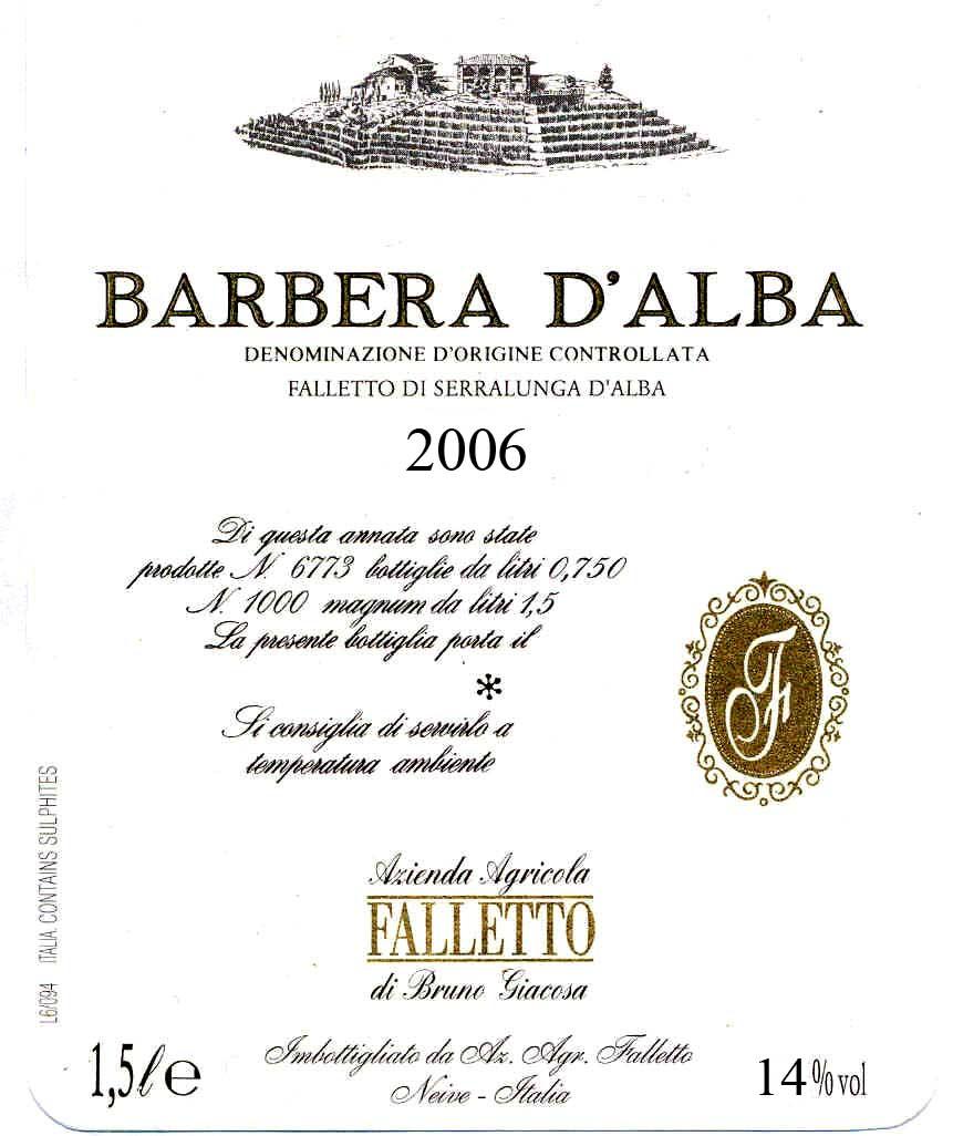 Barbera D'alba
