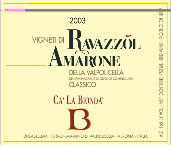 Amarone Ravazzol Della Valpolicella