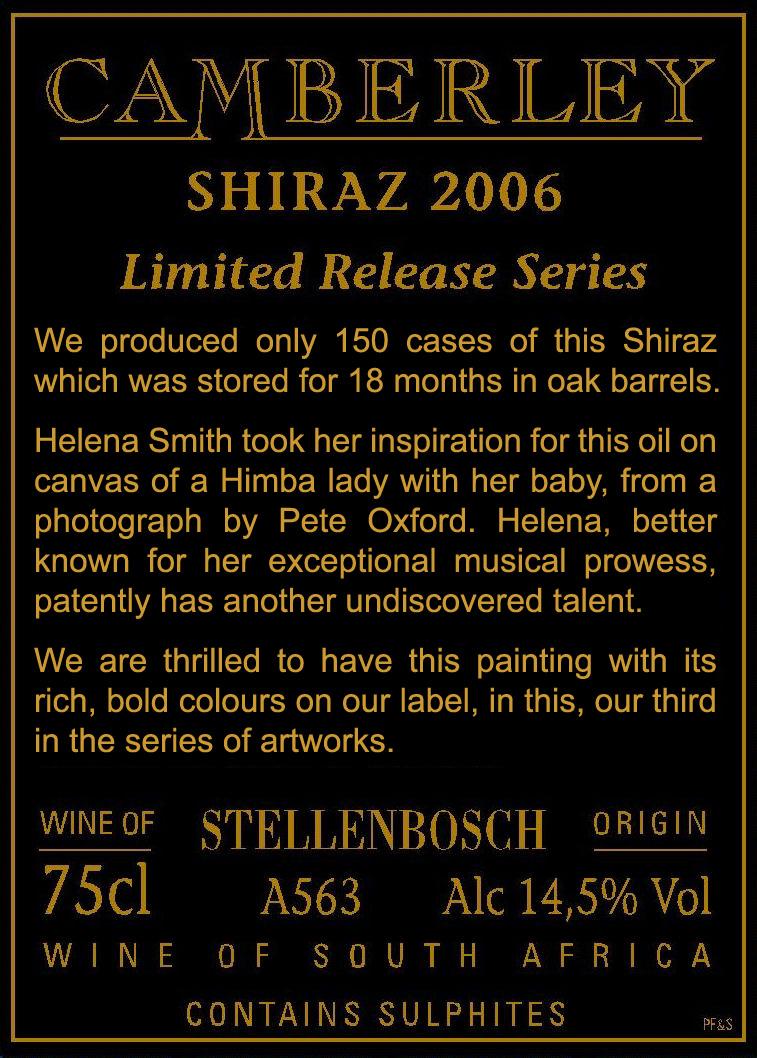 Camberley Shiraz