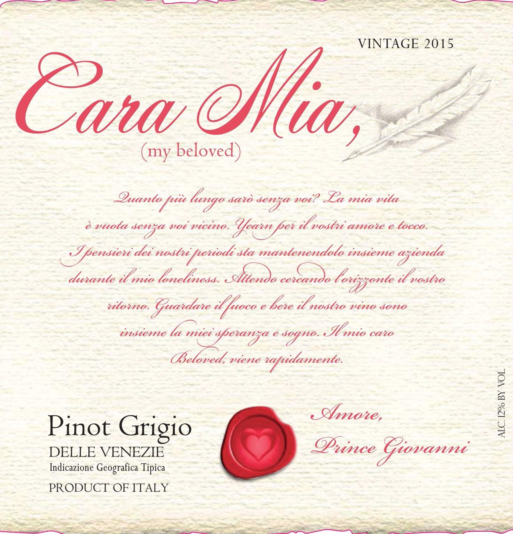 Cara Mia Pinot Grigio