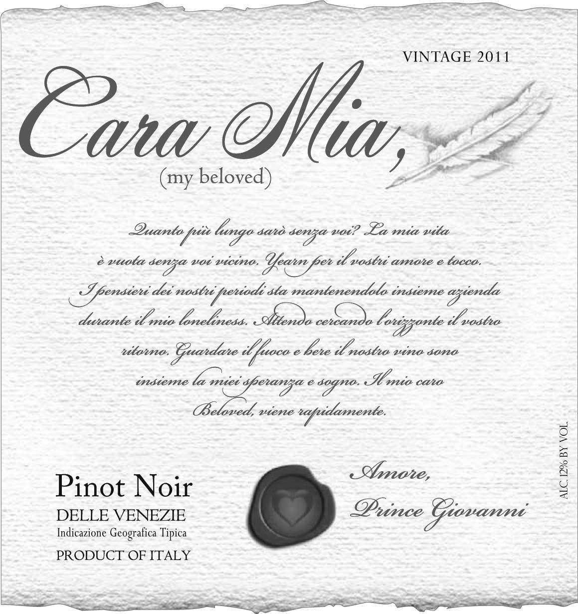 Cara Mia Pinot Noir
