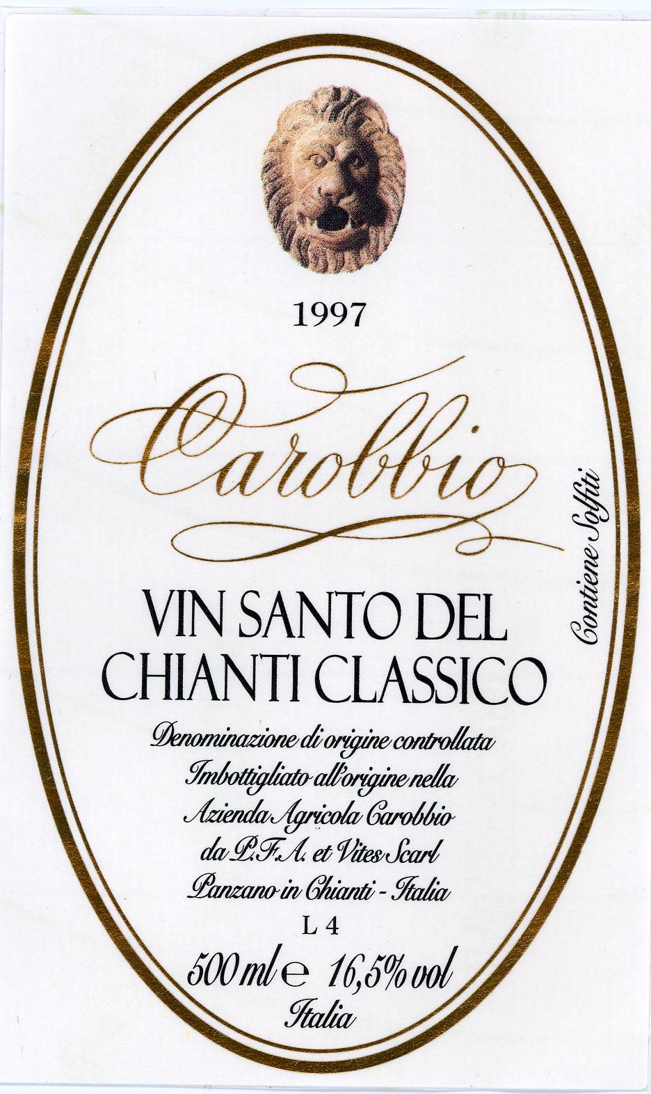 Vin Santo Del Chianti Classico