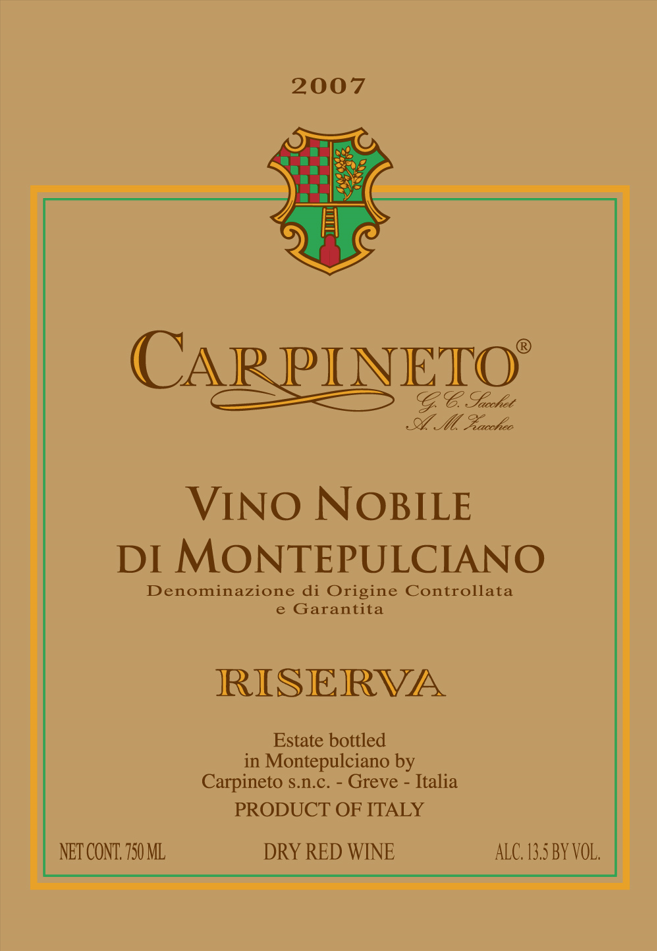 G.C.Sacchet Vino Nobile Di Montepulciano Riserva