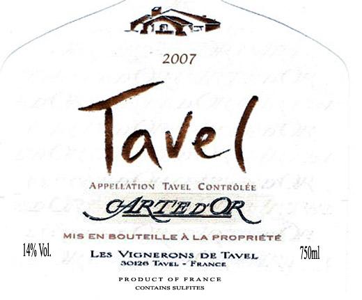 Carte D'or Tavel Rose