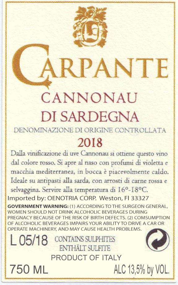 Cannonau Di Sardegna