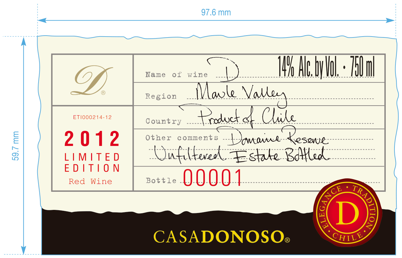 Limited Edition Red Wine