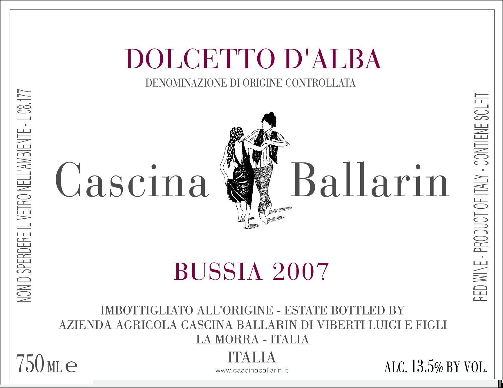Dolcetto D'alba Bussia