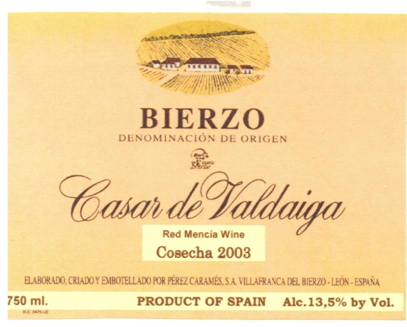 Casar De Valdaiga Red Mencía