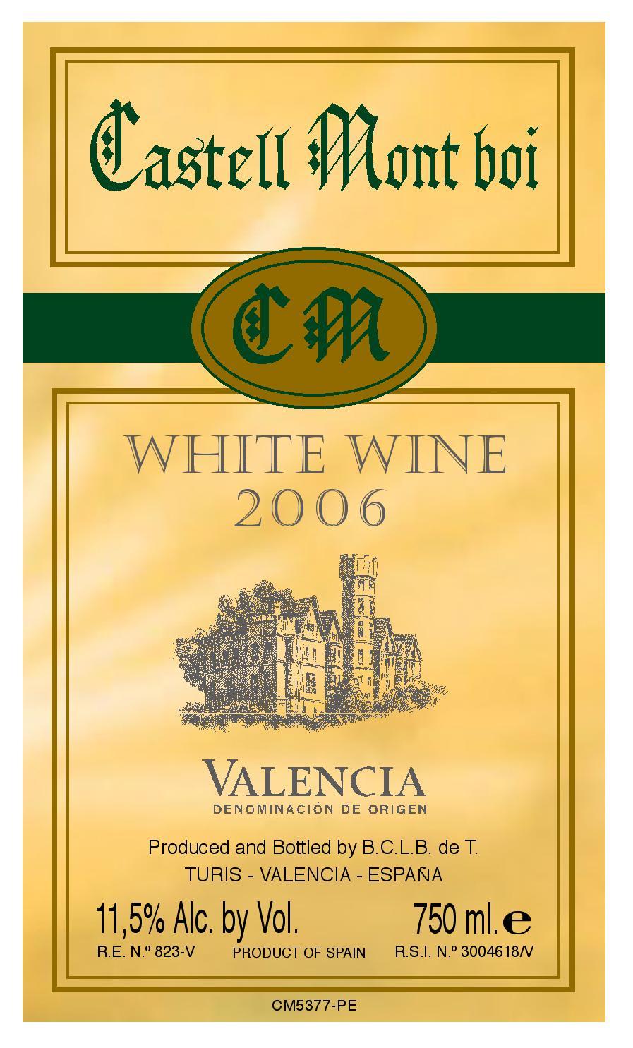 Castell Mont Boi White Wine