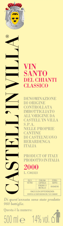 Vin Santo Del Chianti Classico Doc