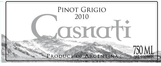 Casnati Pinot Grigio