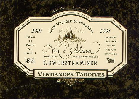 Gewurztraminer Vendanges Tardives
