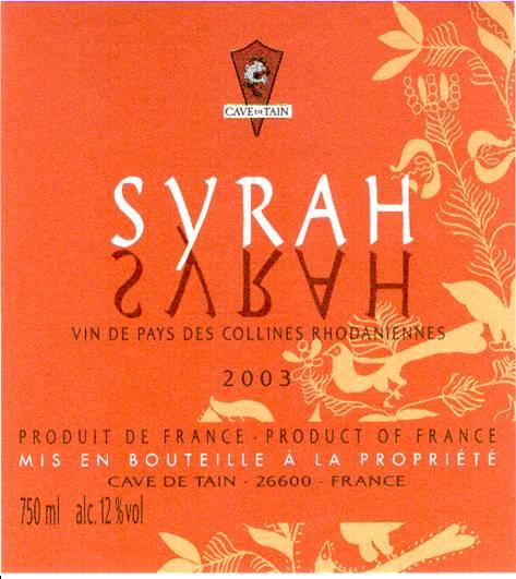 Syrah Red Wine