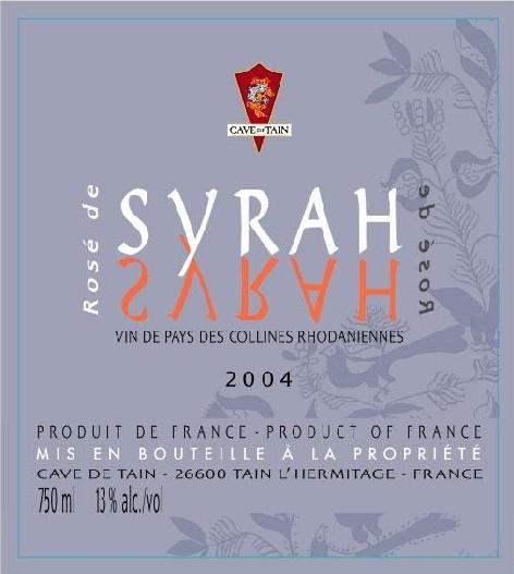 Syrah Vin De Pays Des Collines Rhodaniennes