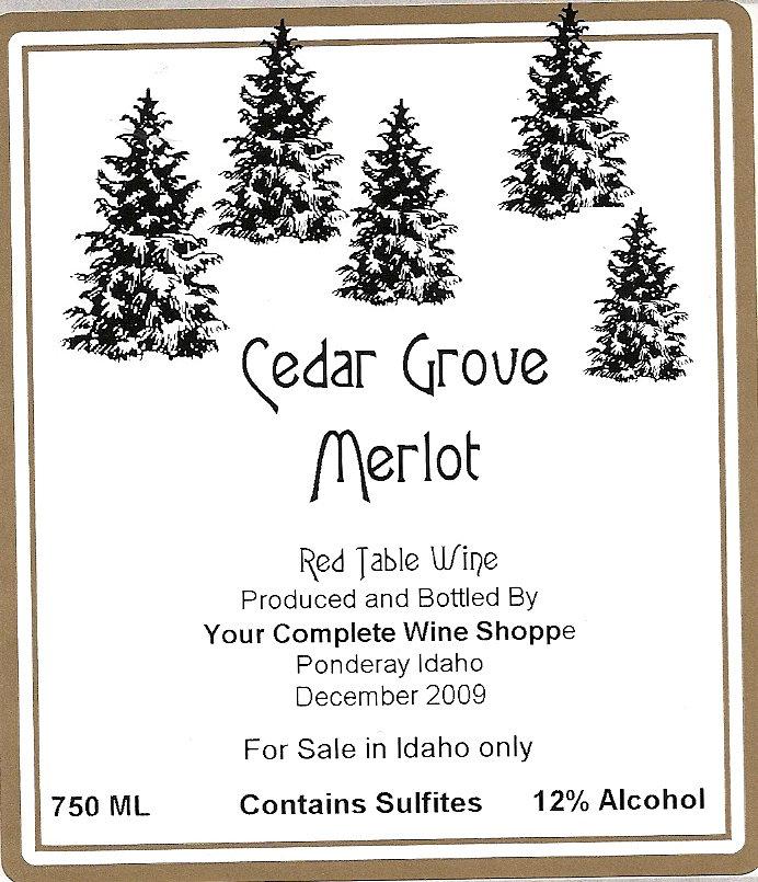 Cedar Grove Merlot