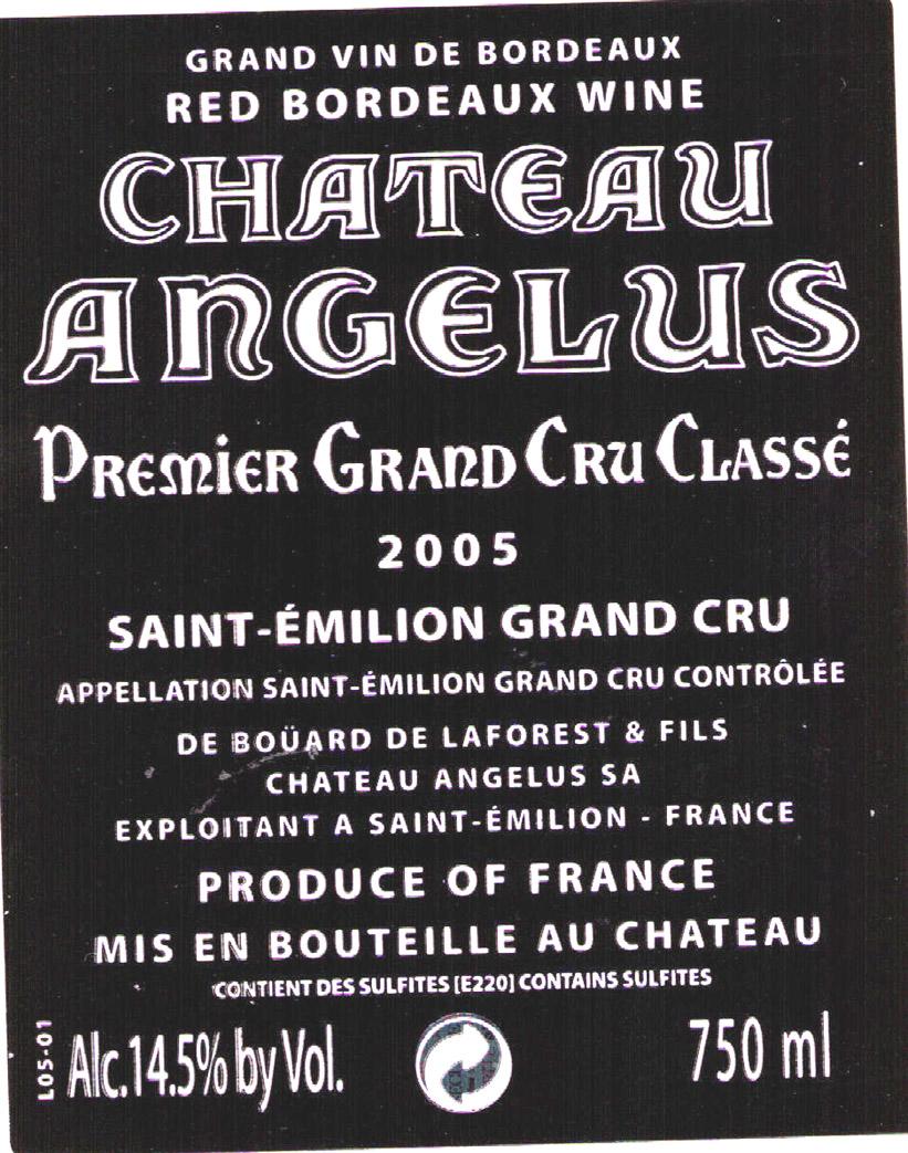 Angelus Premier Grand Cru Classé