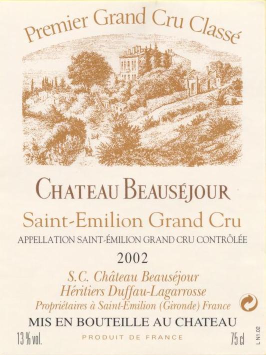 Beauséjour Grand Cru