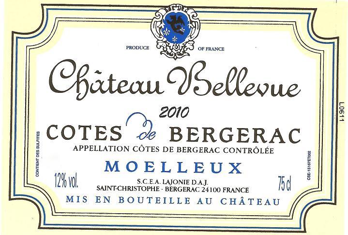 Bellevue Bergerac Blanc Moelleux
