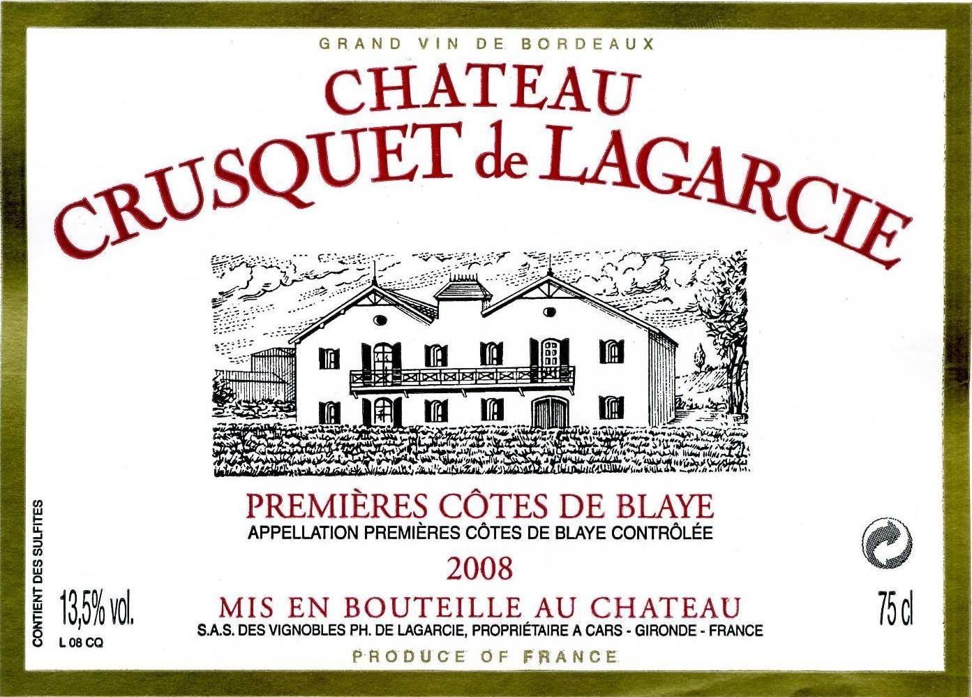 Chateau Crusquet De Lagarcie