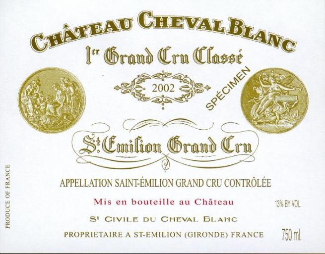 Cheval Blanc Premier Grand Cru Classe
